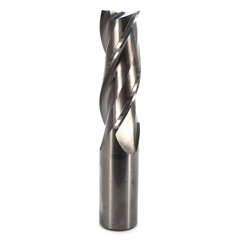 Triple Flute Spiral Router Bit - 3/4" SH 3/4" CD 2" CL 4" OL - Types:Upcut Spiral Bit